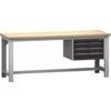 CUBIO BENCH (MPX) WITH 3 DRAWER CABINET 2000X750X840H thumbnail-0