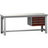 CUBIO BENCH (LINO) WITH 3 DRAWER CABINET 2000X750X840H thumbnail-0