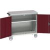 VERSO MOBILE CABINET 1050X650X980H LINO TOP RAL7035/3004 thumbnail-0