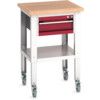 CUBIO BENCH (MPX) WITH 1 DRAWER 750X750X840-1140H thumbnail-0