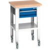 CUBIO BENCH (MPX) WITH 1 DRAWER 750X750X840-1140H thumbnail-0