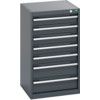 40010041.77V CABINET 7 DRAWERS 75KG UDL PER DRAWER/SHELF DARK GREY thumbnail-0