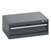 40011035.77V CABINET 1 DRAWER 75KG UDL PER DRAWER/SHELF DARK GREY thumbnail-0