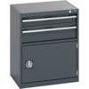 40011044.77V CABINET 2 DRAWERS/DO OR 75KG UDL PER DRAWER DARK GREY thumbnail-0