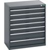 40012029.77V CABINET 7 DRAWERS 75KG UDL PER DRAWER SHELF DARK GREY thumbnail-0