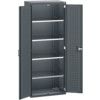 40012084.77V CUPBOARD 4 SHELVES 75KG UDL   DRAWER SHELF DARK GREY thumbnail-0