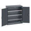 40013048.77V CUPBOARD 3 SHELVES 75KG UDL   DRAWER SHELF DARK GREY thumbnail-0