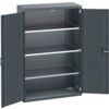 40013050.77V CUPBOARD 3 SHELVES 75KG UDL   DRAWER SHELF DARK GREY thumbnail-0