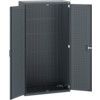 40013055.77V CUPBOARD FULL LOUVRE BACKPANEL  DARK GREY thumbnail-0