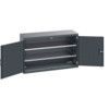 40014046.77V CUPBOARD 2 SHELVES DARK GREY thumbnail-0