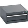 40018001.77V CABINET 1 DRAWER 75KG UDL PER DRAWER SHELF DARK GREY thumbnail-0