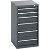 40018059.77V CABINET 6 DRAWERS 75KG UDL PER DRAWER SHELF DARK GREY thumbnail-0