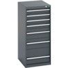 40018067.77V CABINET 7 DRAWERS 75KG UDL PER DRAWER SHELF DARK GREY thumbnail-0