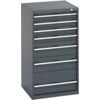 40019069.77V CABINET 7 DRAWERS 75KG UDL PER DRAWER SHELF DARK GREY thumbnail-0