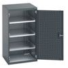 40019122.77V CUPBOARD 3 SHELVES 75KG UDL DRAWER SHELF DARK GREY thumbnail-0