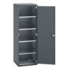 40019125.77V CUPBOARD 4 SHELVES 75KG UDL DRAWER SHELF DARK GREY thumbnail-0