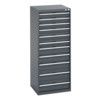 40019156.77V CABINET 11 DRAWERS 75KG UDL DRAWER SHELF DARK GREY thumbnail-0