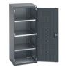 40019158.77V CUPBOARD 3 SHELVES 75KG UDL DRAWER SHELF DARK GREY thumbnail-0