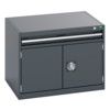 40020001.77V CABINET 1 DRAWER  DOOR 75KG UDL PER DRAWER DARK GREY thumbnail-0