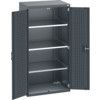 40020114.77V CUPBOARD 3 SHELVES 75KG UDL DRAWER SHELF DARK GREY thumbnail-0