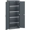 40020117.77V CUPBOARD 4 SHELVES 75KG UDL DRAWER SHELF DARK GREY thumbnail-0