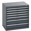 40020137.77V CABINET 7 DRAWERS 75KG UDL PER DRAWER SHELF DARK GREY thumbnail-0