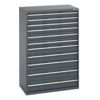 40021045.77V CABINET 11 DRAWERS 75KG UDL DRAWER SHELF DARK GREY thumbnail-0