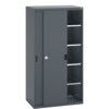 40021141.77V SLIDING DOOR SHELF CUPBOARD 75KG UDL SHELF DARK GREY thumbnail-0