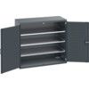 40022048.77V CUPBOARD 3 SHELVES 75KG UDL DRAWER SHELF DARK GREY thumbnail-0