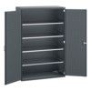 40022053.77V CUPBOARD 4 SHELVES 75KG UDL DRAWER SHELF DARK GREY thumbnail-0