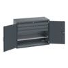 40022085.77V SHELF CUPBOARD DRAWERS  75KG UDL PER DRAWER DARK GREY thumbnail-0