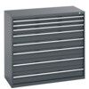 40022129.77V CABINET 8 DRAWERS 75KG UDL PER DRAWER SHELF DARK GREY thumbnail-0