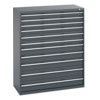 40022135.77V CABINET 11 DRAWERS 75KG UDL DRAWER SHELF DARK GREY thumbnail-0