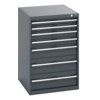 40027031.77V CABINET 7 DRAWERS 75KG UDL PER DRAWER SHELF DARK GREY thumbnail-0