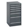 40027037.77V CABINET 7 DRAWERS 75KG UDL PER DRAWER SHELF DARK GREY thumbnail-0