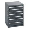 40027090.77V CABINET 7 DRAWERS 75KG UDL PER DRAWER SHELF DARK GREY thumbnail-0