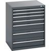 40028023.77V CABINET 7 DRAWERS 75KG UDL PER DRAWER SHELF DARK GREY thumbnail-0