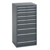 40028039.77V CABINET 9 DRAWERS 75KG UDL PER DRAWER SHELF DARK GREY thumbnail-0