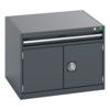 40028089.77V CABINET 1 DRAWER DOOR 75KG UDL PER DRAWER DARK GREY thumbnail-0