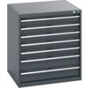 40028108.77V CABINET 7 DRAWERS 75KG UDL PER DRAWER SHELF DARK GREY thumbnail-0