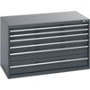 40030071.77V CABINET 6 DRAWERS 75KG UDL PER DRAWER SHELF DARK GREY thumbnail-0