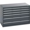 40030085.77V CABINET 6 DRAWERS 75KG UDL PER DRAWER SHELF DARK GREY thumbnail-0