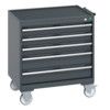 40402057.77V MOBILE CABINET 5 DRAWERS & TRAY MAT DARK GREY thumbnail-0