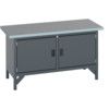 41002024.77V WORKBENCH (LINO) CUPBOARD CUPBOARD  DARK GREY thumbnail-0