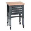 41003527.77V MOBILE BENCH (MPX) 3 CABINET DARK GREY thumbnail-0