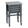 41003529.77V MOBILE BENCH (LINO)3 CABINET DARK GREY thumbnail-0