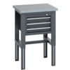 41003535.77V FRAMEWORK BENCH (LINO) 3 CABINET DARK GREY thumbnail-0