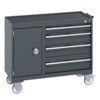 41006012.77V MOBILE CABINET (TOPTRAY) 50KG UDL DRAWERS DARK GREY thumbnail-0