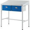 S/TOP WORKSTATION TWO SGL DRAWERS 1060x1000x600mm thumbnail-0