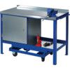 1200mmx600mm Mobile Workbench With Single Cupboard thumbnail-0